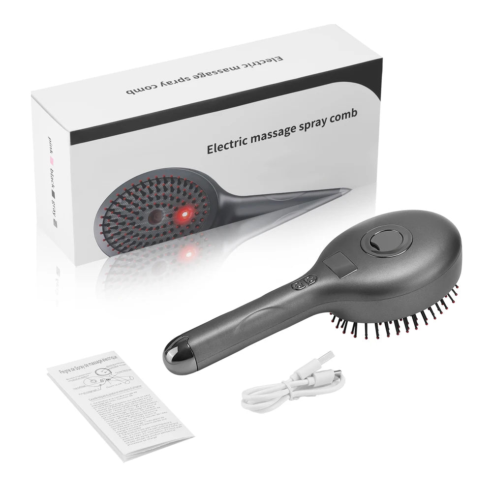 Electric Scalp Massager Comb – 4-Mode Hair Oil Applicator for Growth & Relaxation