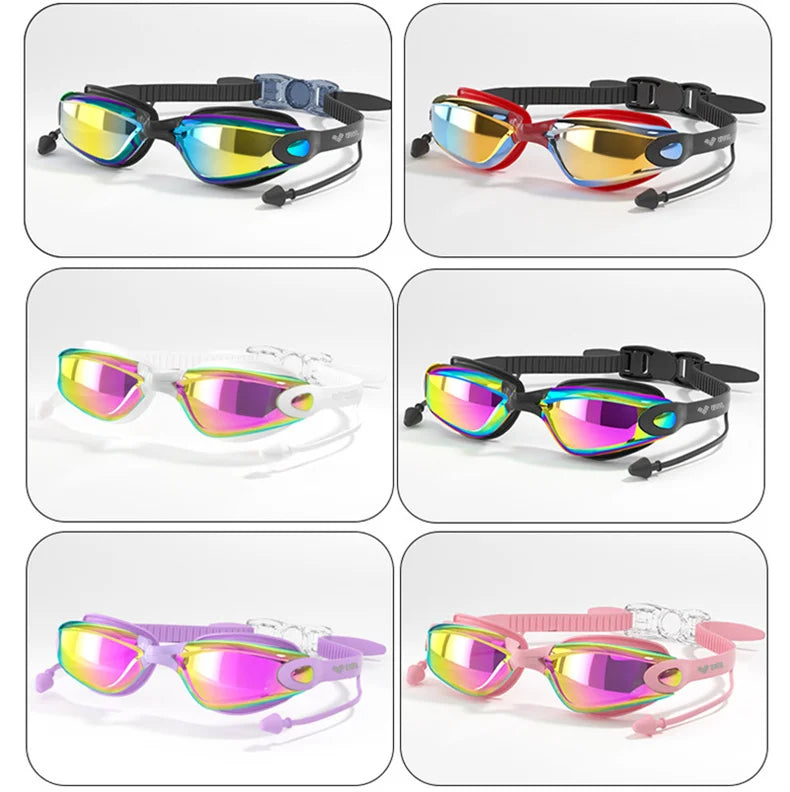 🥇 ARENA Pro Swim Goggles with Earplugs