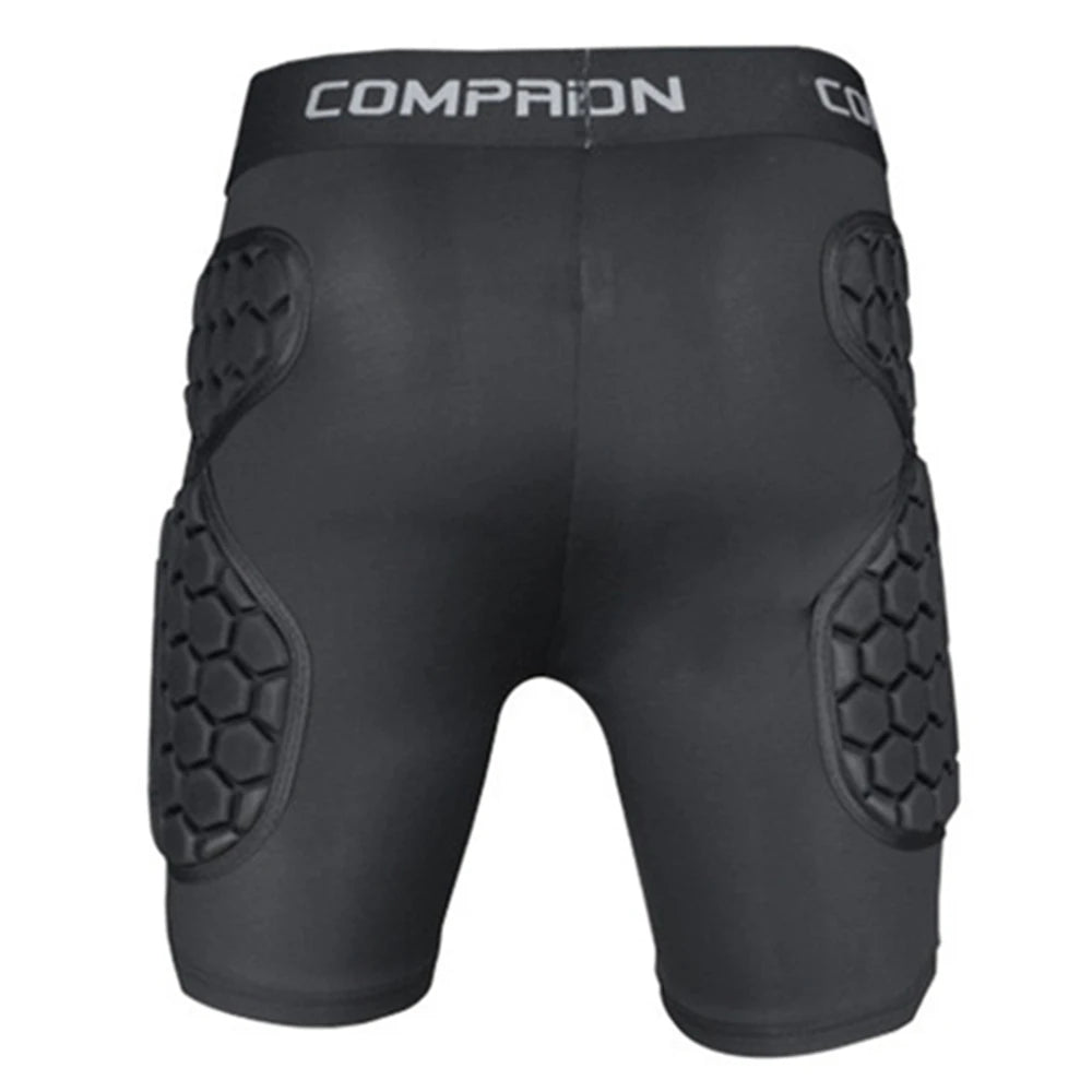 🩳 Goalkeeper Padded Shorts – EVA Sponge Hip Pad Protection Gear