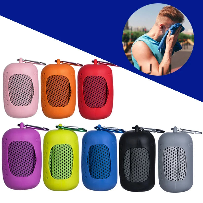 🧊 Cooling Ice Towel – Quick-Dry Microfiber Sports Towel for Fitness, Outdoor, Camping & Sweat Wiping