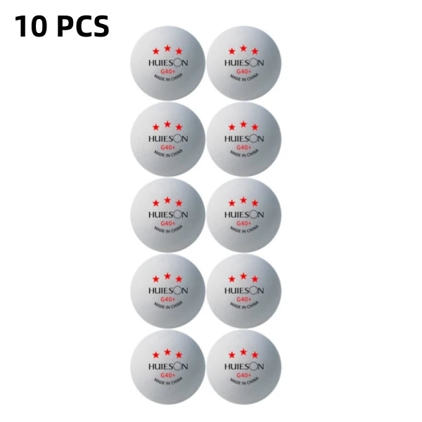 Huieson 3-Star Ping Pong Balls – ABS+ Training & Competition Table Tennis Balls, Durable Spin Control