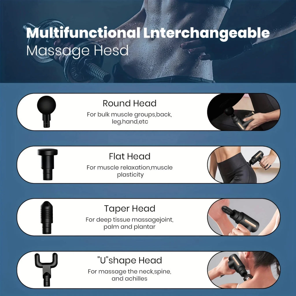 99-Speed Muscle Massage Gun – Professional Deep Tissue Massager for Neck & Back Pain