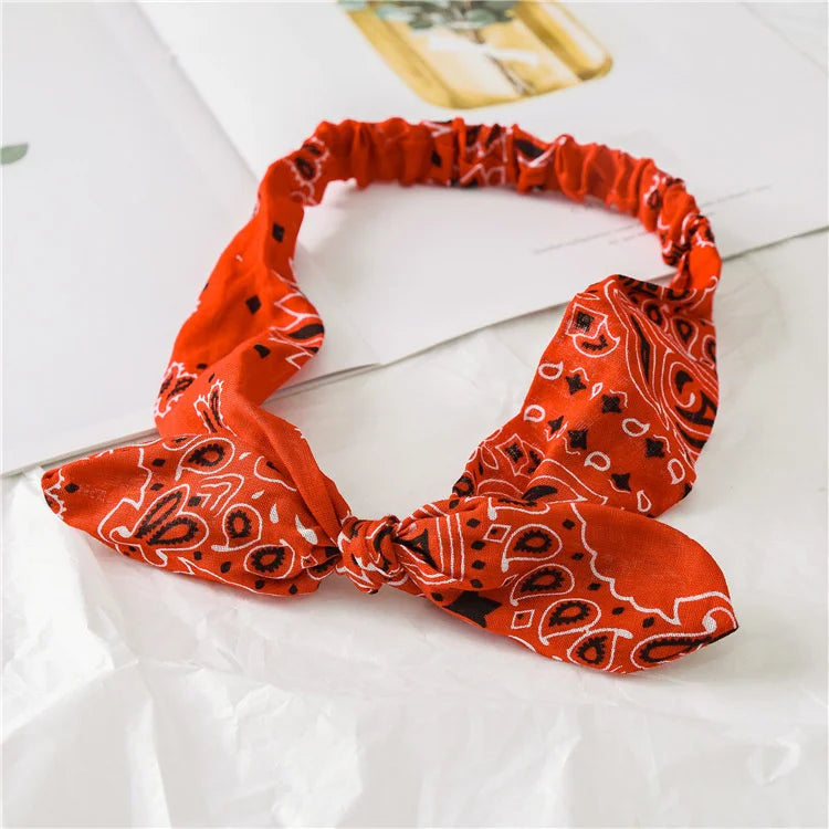 💫 Boho Soft Vintage Headbands – Cross Knot Elastic Hair Turban