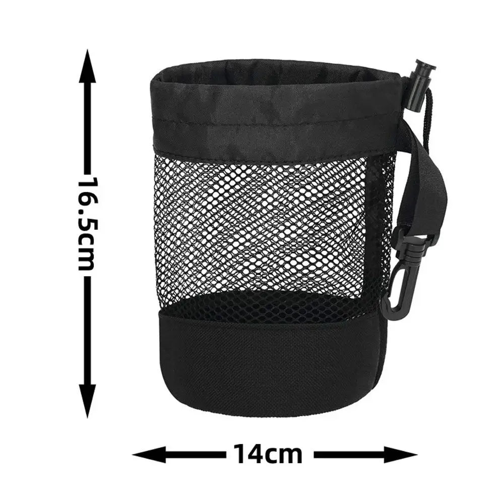 Tennis/Golf Ball Holder Pouch – Nylon Ball Carry Bag with Clip